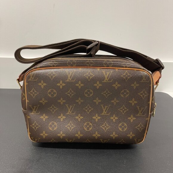Louis Vuitton Reporter Shoulder/Crossbody Bag Monogram Canvas/Vachetta (JB1153) - Picture 2 of 14